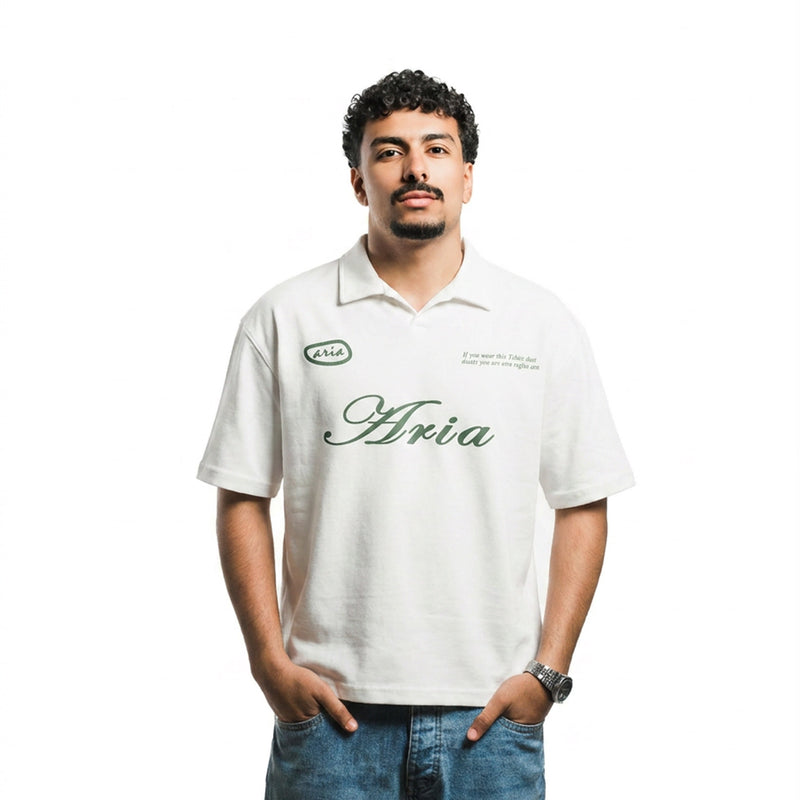 ARIA WHITE-POLO