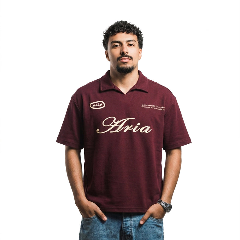 ARIA BURGUNDY-POLO