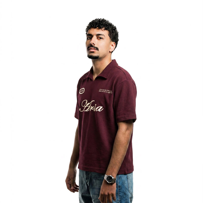 ARIA BURGUNDY-POLO