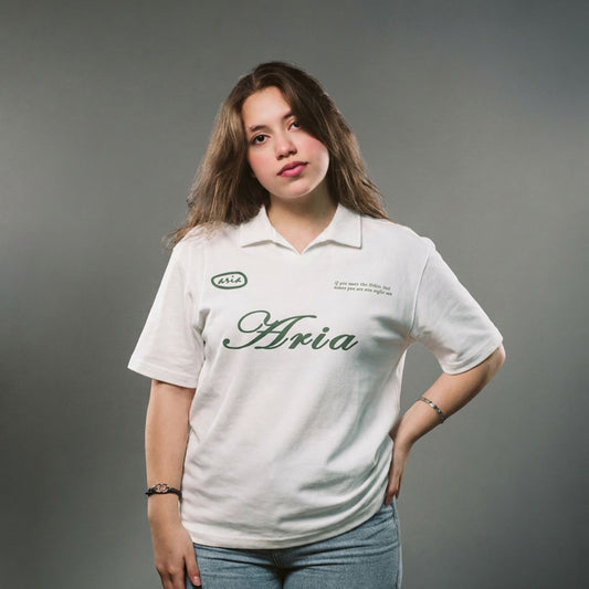ARIA WHITE-POLO