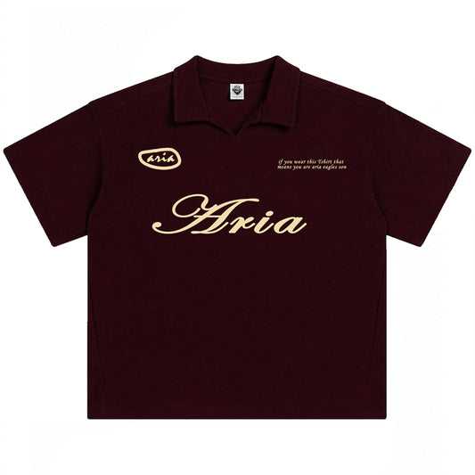 ARIA BURGUNDY-POLO