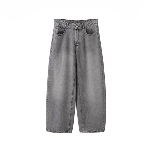GRAY BALLONFIT-DENIM