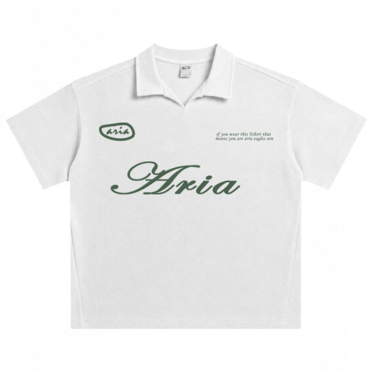ARIA WHITE-POLO